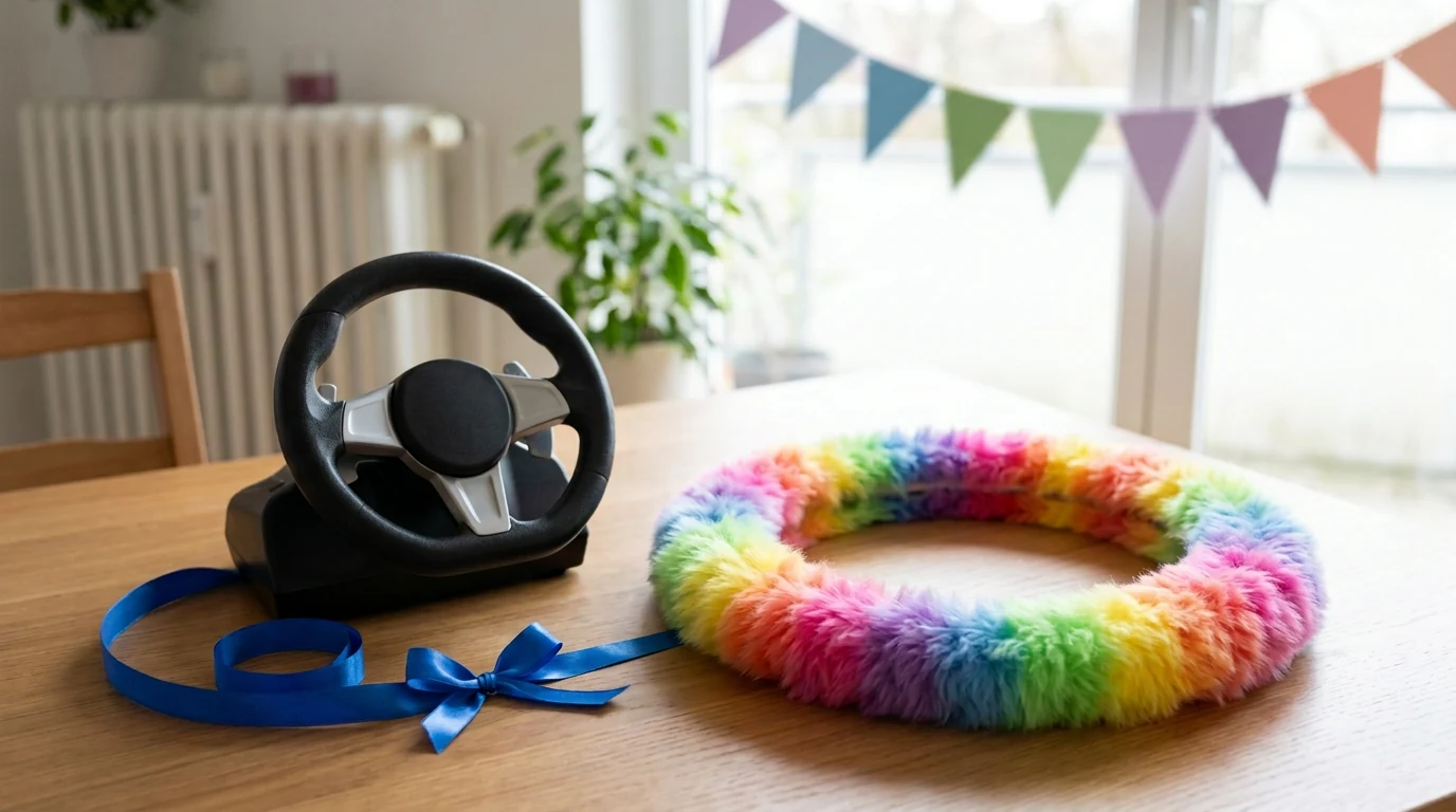Geschenk für kleine Autofans: Zubehör für das Switch-Lenkrad
